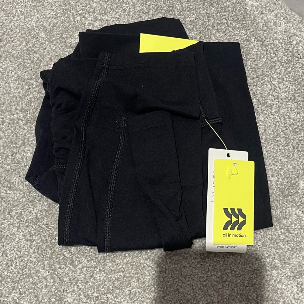 All in Motion Jet Black Active Leggings